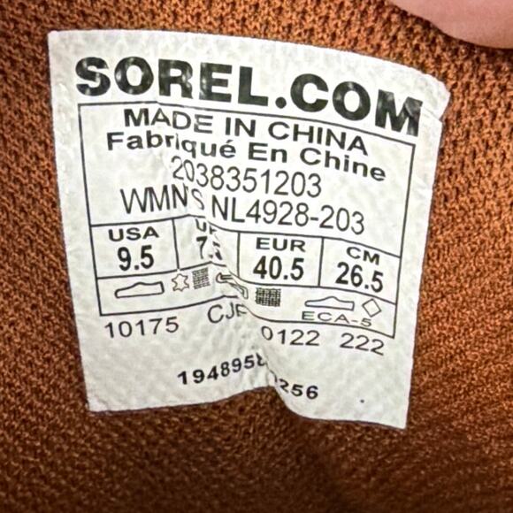 Sorel Out N About III Mid Wedge Boots Womens Size 9.5 Brown Shoes - Picture 5 of 11